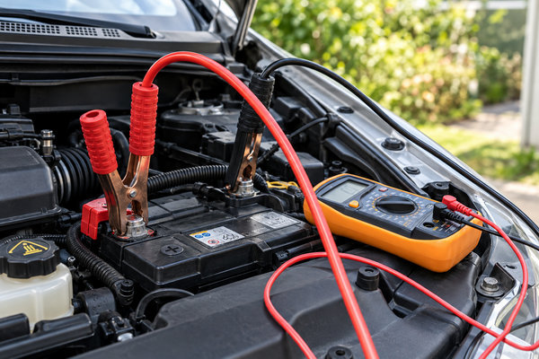 12V battery testing and replacement 